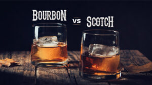 Bourbon Vs Scotch Graphic